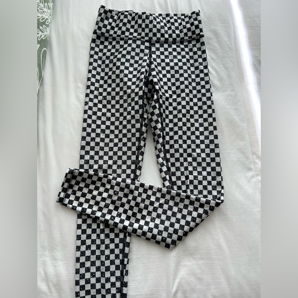 Checkered leggings
